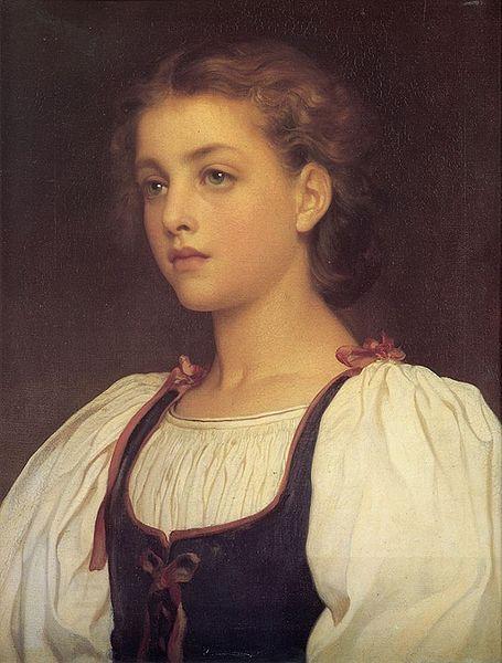 Frederick Leighton Biondina oil painting picture